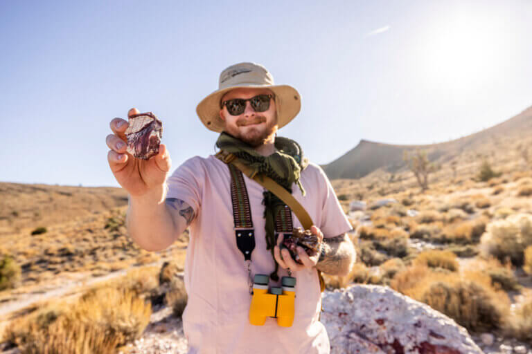 Rock hounding in Nevada